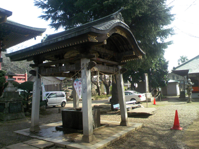 千葉寺の手水台