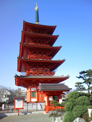 円福寺の五重塔