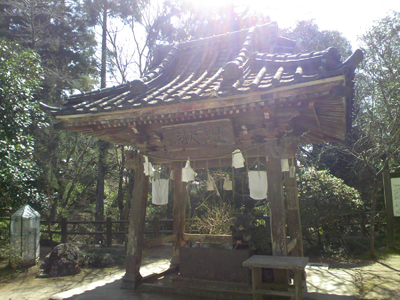 笠森寺の手水所