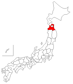 青森県の位置