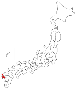 長崎県の位置