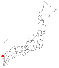 佐賀県の位置