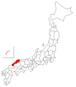 島根県の位置