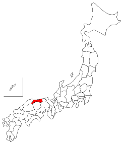 鳥取県の位置